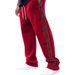 Men's Classic Straight Fit Button-Fly Casual Pants - Breathable Polyester Comfort Fit For Outdoor & Daily Wear (White/Black_viptrois.com