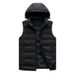 Pulse High-Quality For Men, Autumn And Winter Warmth, Windproof, Temperature-Locking, Sleeveless Vest With Detachable Hat, 80%_viptrois.com