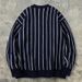 Men's Clothing Sweater Casual Striped Knit Cardigan Single Breasted Men's Autumn Striped Jacquard Knit Cardigan - Relaxed Fit V-Neck Button-Up Sweater_viptrois.com
