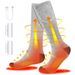 Heated Socks Warm socks winter warm electric socks USB charging long tube cold socks for men and women winter heating feet warm_viptrois.com