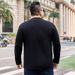Large Size Men's Spring And Autumn Chinese Landscape Printed T-Shirt Men's Loose Elastic V-Neck Long Sleeve T-Shirt Men's Bottom Shirt_viptrois.com