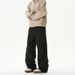 Deconstructed Cargo Pants – Unisex Relaxed Fit Patchwork Workwear Trousers With Straight Leg & Retro Styling_viptrois.com