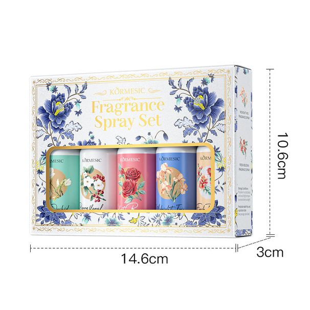 KORMESIC Romantic Floral Fragrance Spray Kit 35ml+35ml+35ml+35ml+35ml_viptrois.com