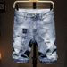 Men's Clothing Jeans Fast Hand Celebrity Social Spirit Young Man Pants Shorts_viptrois.com