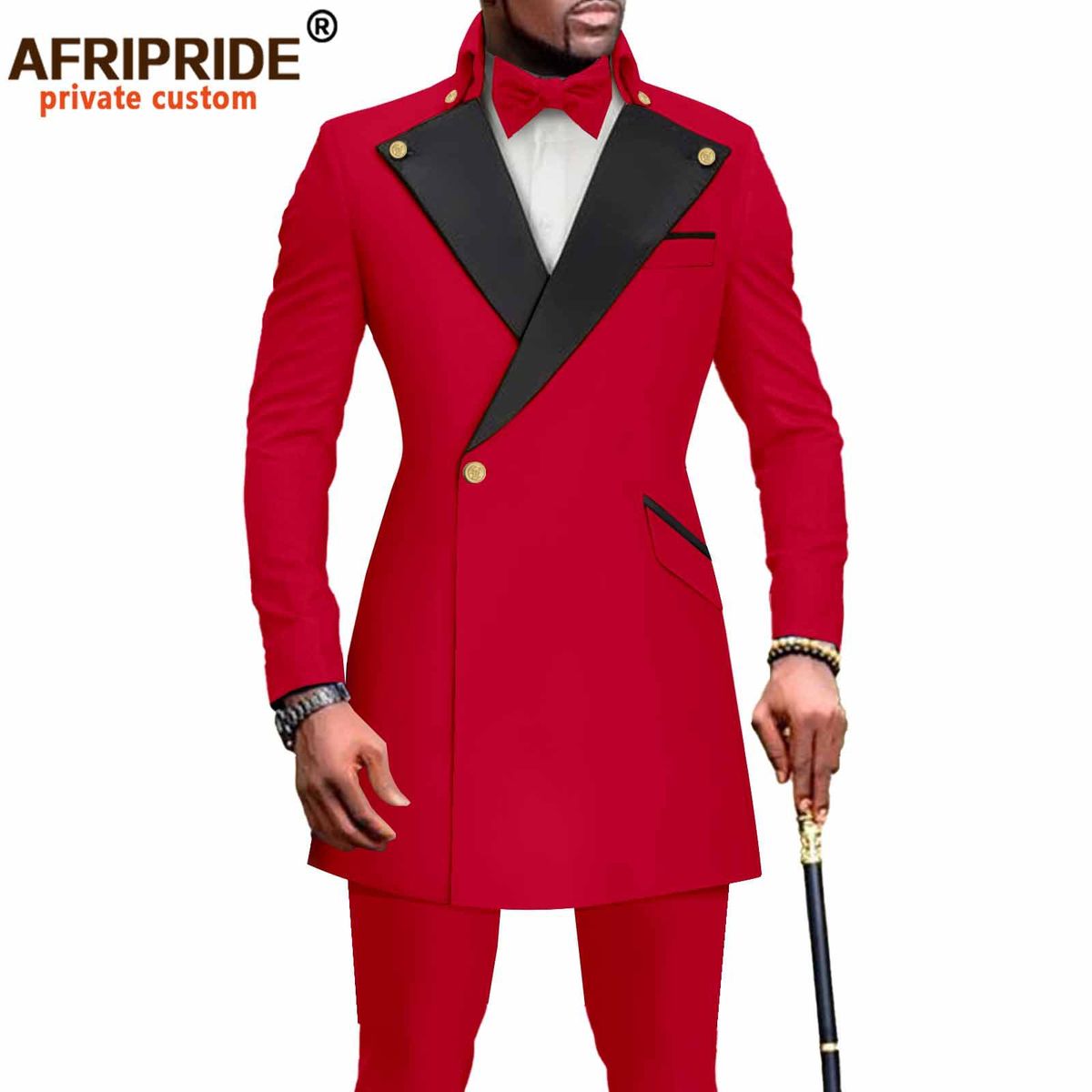 Men's clothing African men slim l two-piece set_viptrois.com