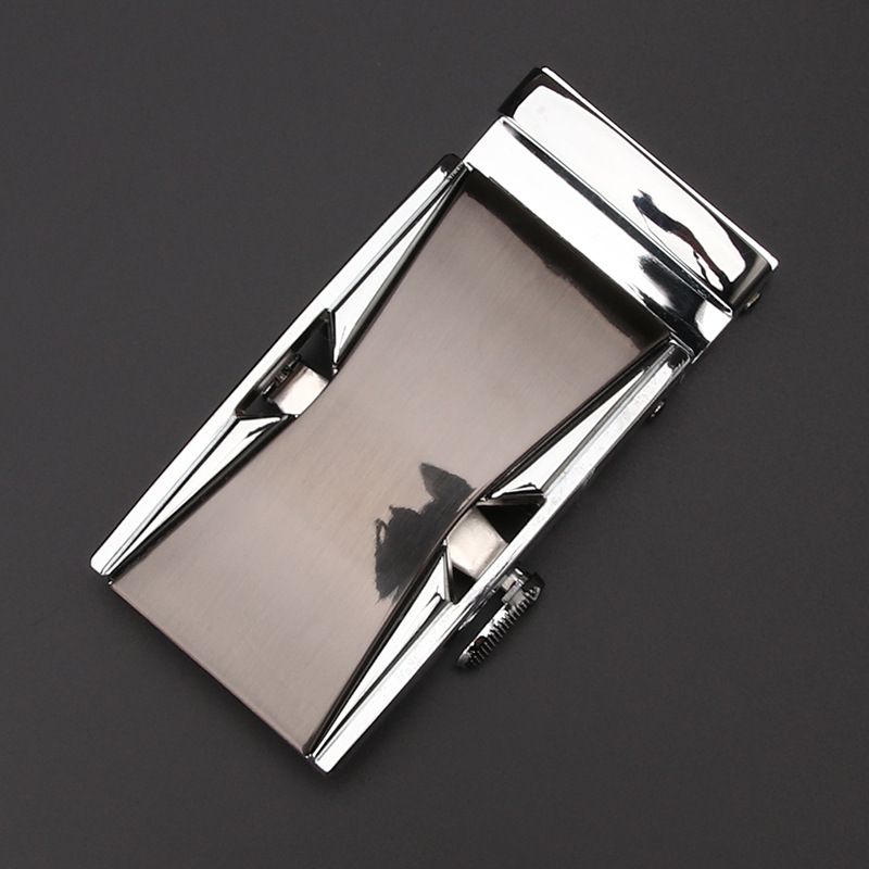 Men's belt two-layer cowhide youth casual automatic buckle belt men's business jeans belt trendy wholesale_viptrois.com
