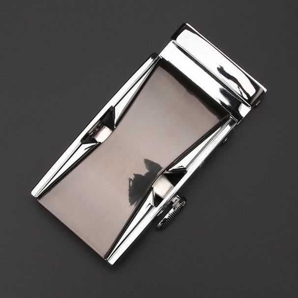 Men's belt two-layer cowhide youth casual automatic buckle belt men's business jeans belt trendy wholesale_viptrois.com