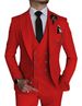 Men's Three-piece Business Suit, Cross-border Best-selling Serge Suit For Men, Wedding Dress, Groom's Best Man's Dress_viptrois.com