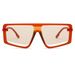 One Piece Anime Sunglasses For Women - Hollow Design Large Brown Frame With UV400 Protection (High-End PC Material, Stylish & Lightweight)_viptrois.com