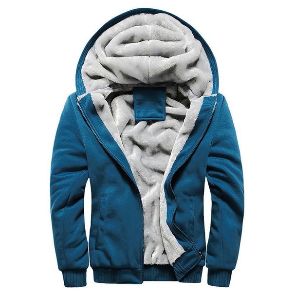 Men Zipper Sweater Coat Outwear Jacket Winter Fleece Hoodie Warm Men's Coats & Jackets Men Jackets Cotton Chaqueta_viptrois.com