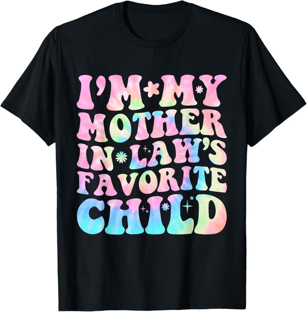 100% Algodón Unisex Soy El Niño Favorito De Mi Suegra Camiseta Divertida Para Padres Hombres Mujeres_viptrois.com