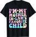 100% Algodón Unisex Soy El Niño Favorito De Mi Suegra Camiseta Divertida Para Padres Hombres Mujeres_viptrois.com