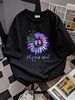 Hippie Soul Psychedelic Daisy Peace Sign T-Shirt Unisex Fashion Streetwear Designer Clothes Casual Stretched Summer Graphic Comfortable Breathable_viptrois.com