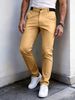 Men's Summer Slim Fit Casual Elastic Skinny Pants Solid Color Breathable Trendy Versatile Thin Suits & Blazers_viptrois.com