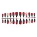 New Almond Shaped Wearable Nails With Gradient Colors, High End Nail Art Pieces, High Luxury False Nail Pieces, Finished Products Are Detachable_viptrois.com