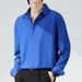 Men's Clothing∣Ice Silk Long Sleeve Shirt Men's Trendy Casual Handsome Shirt Drape Loose High End Shirt_viptrois.com