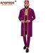 Men's clothing African national batik cotton men's casual four-piece set_viptrois.com