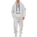 Men's Fleece Zip-Up Hoodie & Cargo Jogger Set – Utility Streetwear (Black/Gray/Navy/Khaki, S-XXXL)_viptrois.com