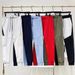 Men's Clothing new autumn glued oblique zipper tapered sweatpants trousers side zipper_viptrois.com