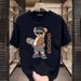 Men's Clothing Heavy Cartoon Short Sleeve T Shirt Casual All Match Round Neck Half Sleeve Top_viptrois.com