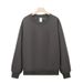 Havywight Cotton Crw Nck Solid Color Koran Styl Loos Casual Long Slv Mn's Flc Swatshirt In Stock_viptrois.com