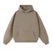 2026 Autumn And Winter Youth Loose Leisure Trendy Brand Thickened Sweater Men's Hoodie Men's Solid Color Sweater Retro Shoulder Drop_viptrois.com