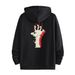 Men's Graphic Print Hooded Sweatshirt, Trendy Loose Fit Pullover For Teens & Couples, Unisex Casual Streetwear_viptrois.com