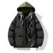 Couple's Winter Layered Hooded Jacket – Unisex Oversized Fleece-Lined Coat With Zip Front (S-XXXL) | Cozy Streetwear For Cold Days_viptrois.com