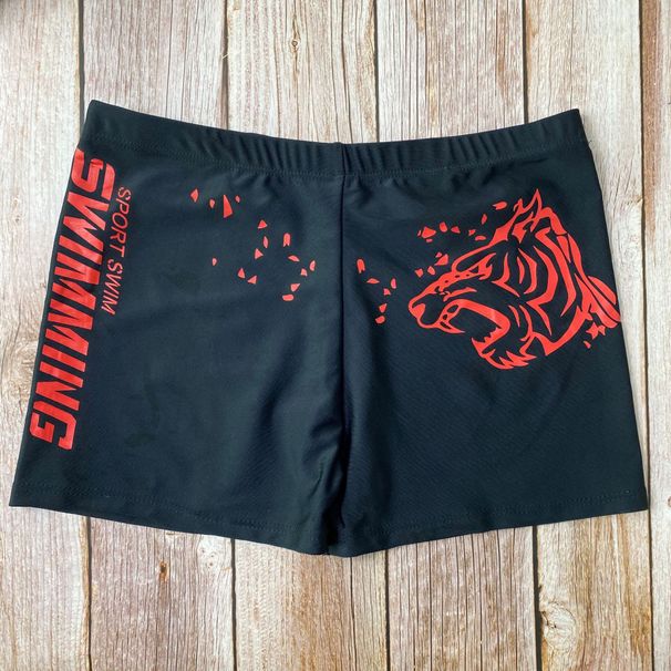 Man's clothing Men's swimming trunks Wild wide waist comfortable waterproof high elastic swimming trunks for men Fashionable swimming shorts_viptrois.com