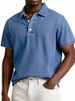 Men's Clothing Fashion Solid Color Retro Short Sleeved Lapel Polo Shirt_viptrois.com