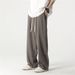 Men's Clothing Pants Men's Spring And Autumn Loose Wide Leg Pants American Retro Plaid Pants Straight Sports Pants Hiphop Casual Pants_viptrois.com
