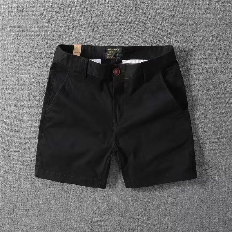 Men's Clothing Summer Trend Loose Casual Wide Leg Shorts Korean Overalls Personality Belt Design Jeans For Men_viptrois.com