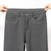 Men's Clothing Casual Pants Autumn And Winter New Fashion Business Pants Slightly Elastic Anti Wrinkle Straight Warm Trousers_viptrois.com
