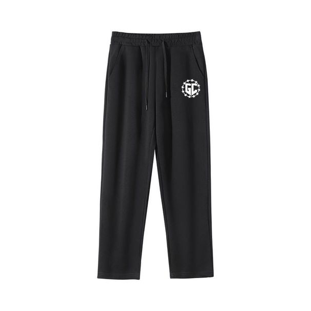 Men's Clothing Chinese Cotton Sweatpants Spring And Autumn Style Unisex Solid Color Loose Pants Wear Resistant High Elastic Straight Trousers 02_viptrois.com
