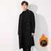 Loom Loom Cuban Collar Trench Mid-Length Autumn Quilted Double-Breasted Men's Woolen Coat_viptrois.com