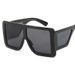 Men's Sunglasses New Large Frame Sunglasses For Women Internet Celebrity Square Big Face Sunglasses Personality Wide Legs Anti Ultraviolet Glasses_viptrois.com
