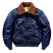 Men’s Winter Bomber Jacket – Thickened Quilted Lining, Faux Fur Collar & Utility Pockets (Military Green, Black, Navy, Oversized Fit)_viptrois.com