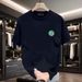 American Style Fashion Versatile Unisex Loose Top Beer Bottle Cap Print Cotton Short Sleeve T-Shirt Summer New Youth_viptrois.com