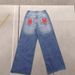 Y2K Streetwear Baggy Jeans – Oversized Straight-Leg Pants For Men & Women (Grunge Dark Aesthetic, Unisex High-Waisted Hip-Hop Trousers)_viptrois.com
