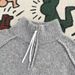 Autumn And Winter High Collar Half Zipper Sweater, Casual Loose Knitted Sweater With Pullover And Outer Thread Tie_viptrois.com