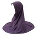 M size is suitable for teenage girls with high-density Tencel hemp chin strap and triangular slimming face headdress_viptrois.com
