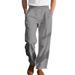 Men's Clothing American Spring And Autumn Men's Trousers Linen Hip Hop Beach Sports Wide Leg Casual Straight Pants Men_viptrois.com