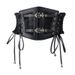 European And American Retro Black Lace Strap Waistband, Women's Elastic Waistband, High-end Waist Cinching Dress, Decorative Belt_viptrois.com