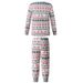 Cozy Christmas Family Matching Pajama Set – 100% Cotton Holiday Sleepwear For Adults & Kids (Long Sleeve, Classic Red & Navy Blue)_viptrois.com
