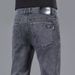 Men's Clothing Spring And Autumn Jeans Men's Slim Straight Trousers Summer New Elastic Casual Pants Men_viptrois.com