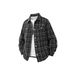 New Japanese Jacket Men's 2025 Sense Lapel Small Fragrant Plaid Padded Cotton Thickened Coat_viptrois.com
