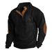 Autumn Winter New Cross-Border Men's Outdoor Jacket Corduroy Casual Stand Collar Long Sleeve Sweatshirt In Stock_viptrois.com