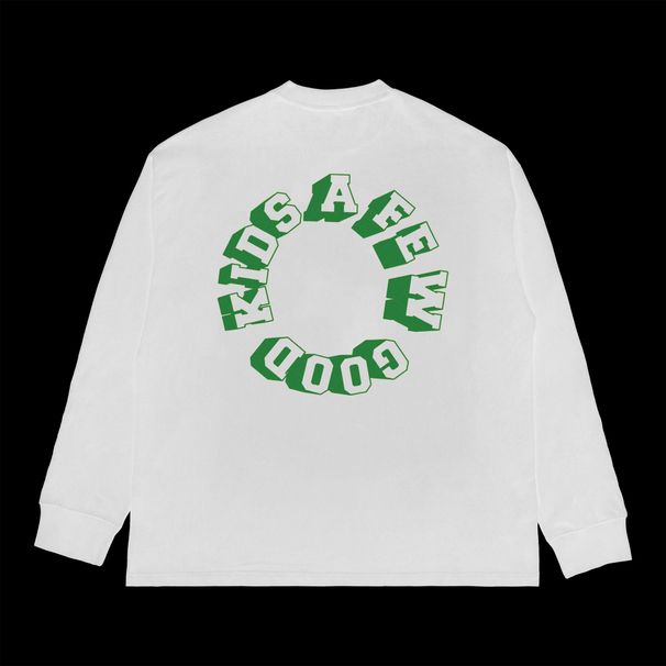 Men's Clothing classic long sleeved T shirt men's spring and autumn pure cotton loose round neck solid color letter logo national tide bottoming shirt_viptrois.com