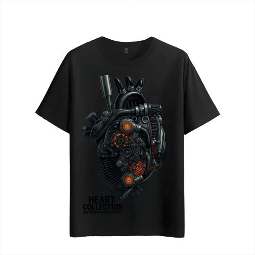 Tshirt Muscle 2026 Freaks Mechanical Heart Steampunk Style_viptrois.com