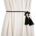 Wenyi Fan Cotton Woven Chain With Skirt Women's Long Knot Belt Tassel Decoration Narrow Waist Rope Wholesale_viptrois.com